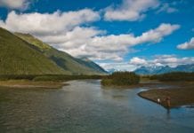 Fishing for silvers in Ibeck Creek