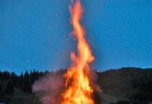 Basket art lights up Salmon Jam