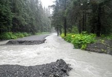 Power Creek Road washes out anew
