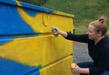 Help decorate dumpsters on July 13