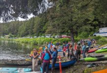 Celebrating Eyak Lake with a paddle race